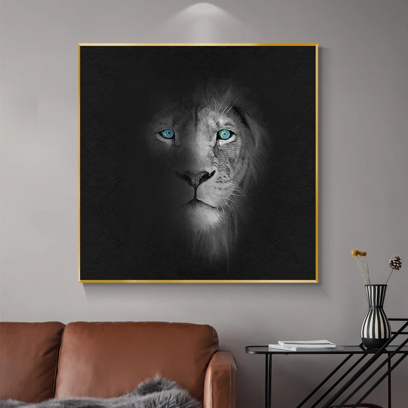

Modern Animals Lion And Horse Graffiti Oil Painting And Posters Canvas Painting Art Pictures For Living Room Home Decoration
