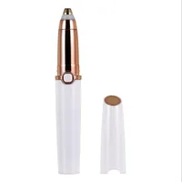 

New Trending Hot Product High Quality CE FCC ROHS Approved Rose Gold Electric Eyebrow Trimmer Razor Painless Hair Remover Shaver