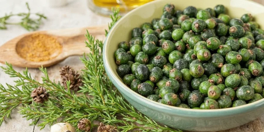 Fruit Bowl with Juniper Berries and Other Spices