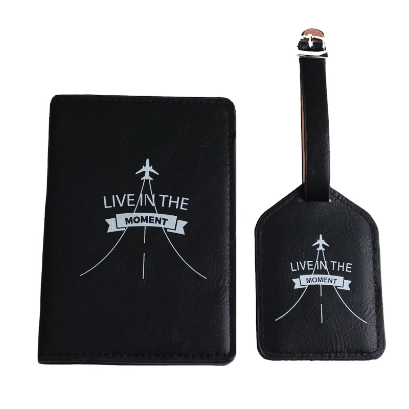 

Custom Waterproof wear resistant pu luggage tags with metal buckle, Customized color