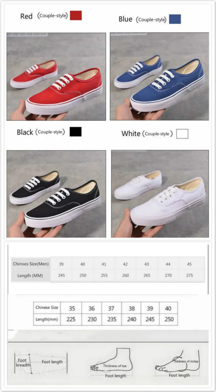  Flat canvas sneakers custom sport boat board Shoes skateboard shoes