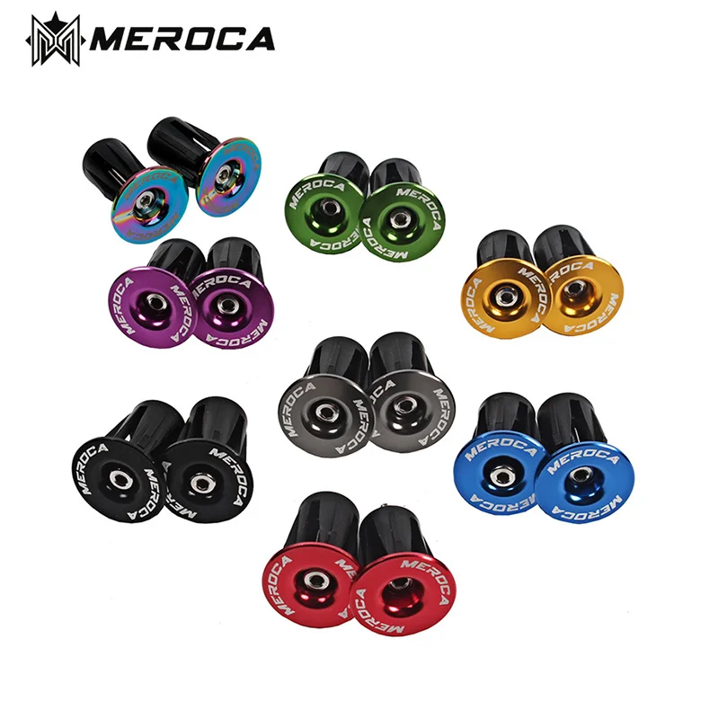 

Aluminum Alloy Road Bike Handlebar Cap Bike Parts MTB Bicycle Handle Bar End Plugs Inflated Grips Cap, Gold/black/red/blue/green/purple/titanium/colorful