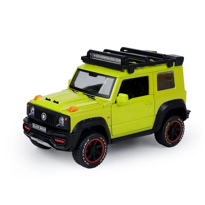 

NEW 1:24 Scale SUV Jimny Car diecast models With music Alloy Cars Vehicle Model Wholesale Car Toys