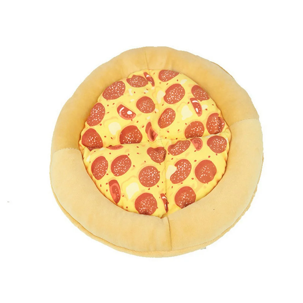 

Manufacturers Wholesale Pet Supplies Toys Sound Paper Pizza Strong Bite-resistant Pet Dog Plush Sounding Toy