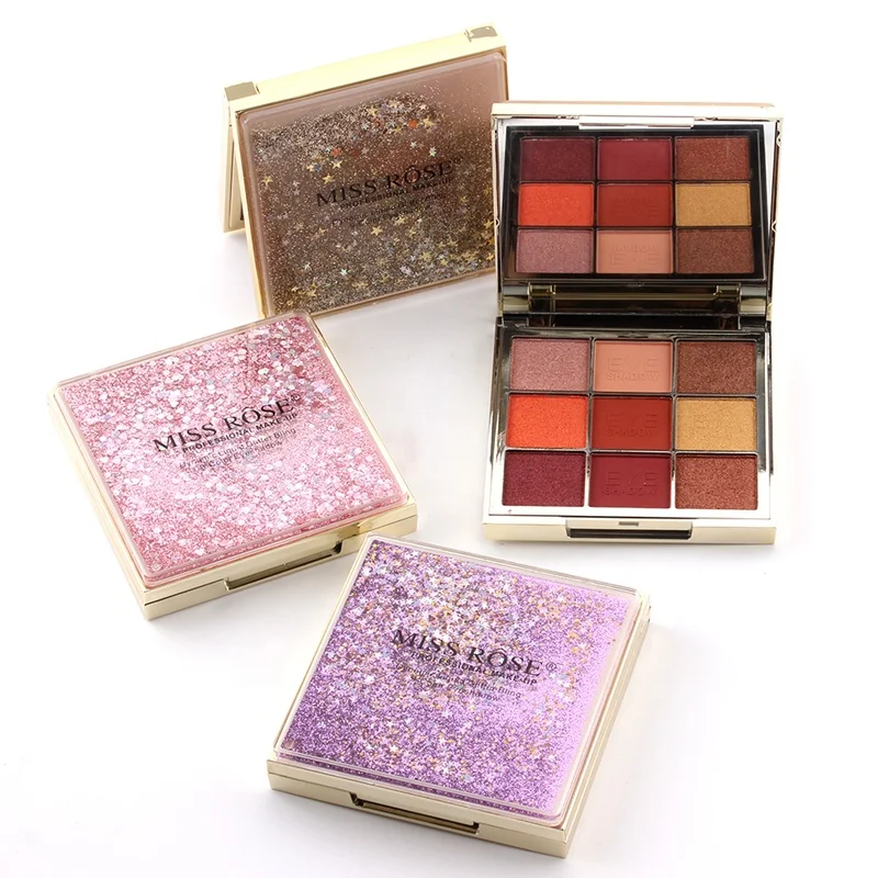 Wholesale Miss Rose Makeup Eyeshadow Palette Romantic Color Eyeshadow Palette Gold Eyeshadow