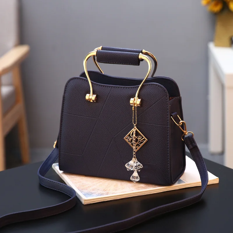 

Audit factory customized top quality Golden supplier New coming Pu Leather Handbag, Various colors available