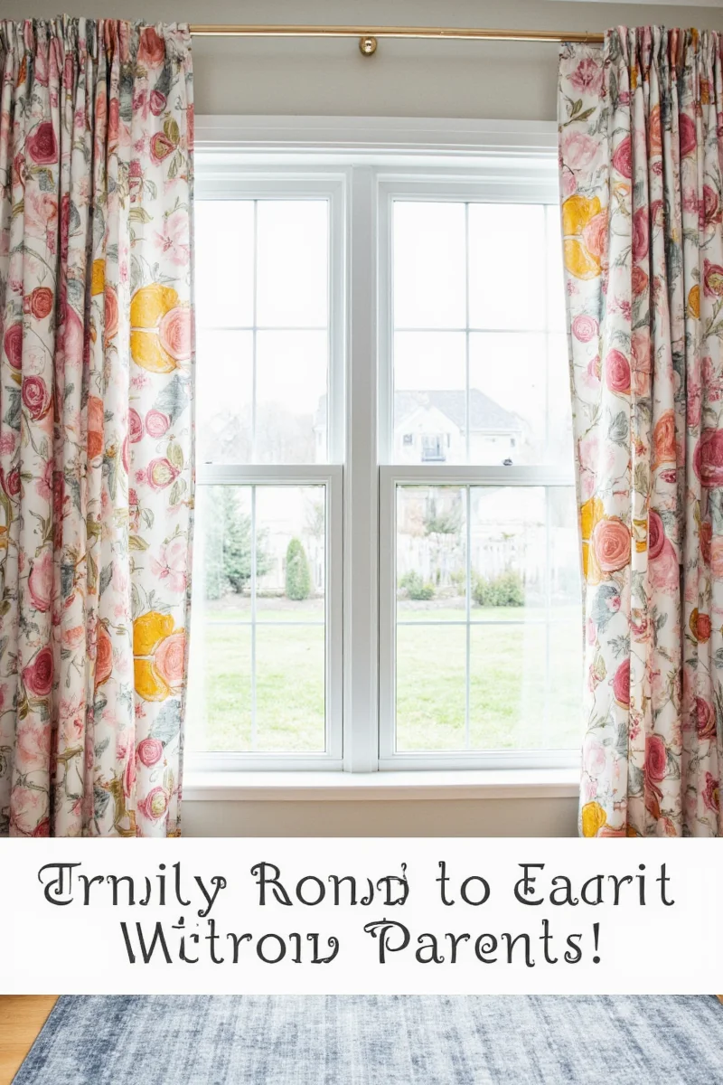 Washable cotton curtains from IKEA