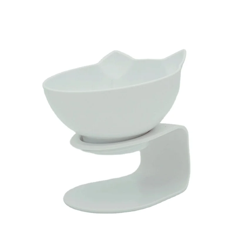

Non-slip Double Cat Bowl Dog Bowl With Raised Stand Pet Supplies Cat Water Bowl