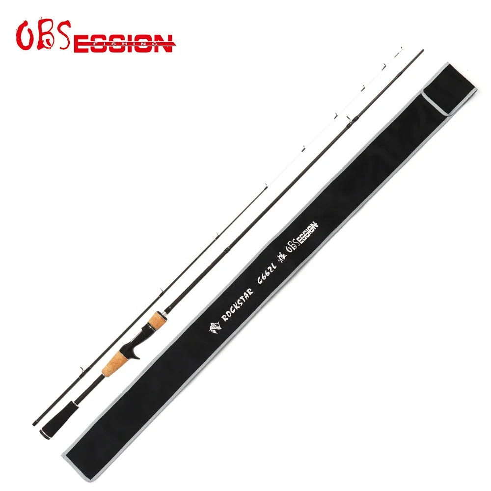 

OBSESSION 1.98m spinning casting freshwater saltwater carbon fishing rod cana de pesca