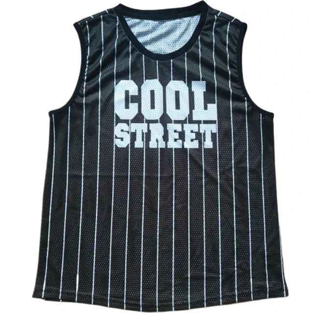 

Wholesale fashion design men sublimation tank top, custom mesh fabric striped color sport training vest, Colors