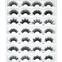 

High Quality Factory Price 3D Mink Eyelashes Strip Lashes OEM