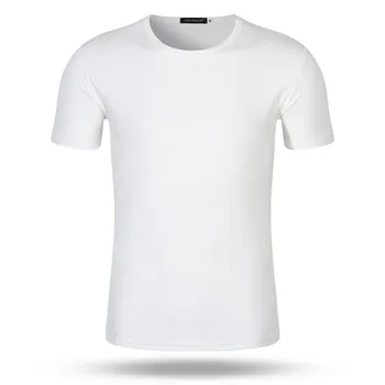 China Bulk Wholesale Cheap High Quality Plain 100% White Polyester T ...