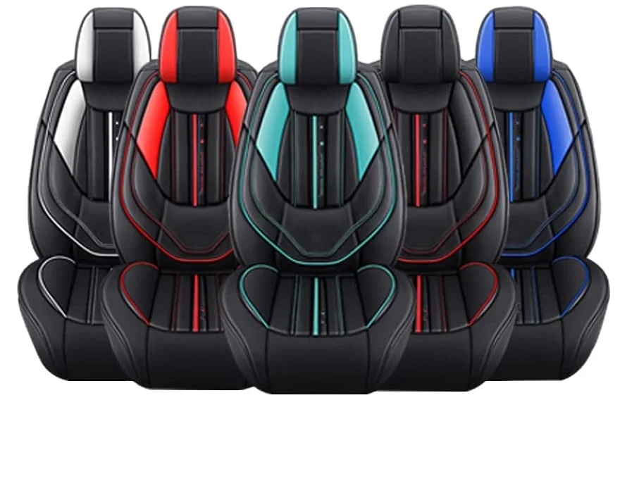 

Muchkey Seat Cover fit for 5 Seat Faux Leather Waterproof Non Slip Airbag Compatible Automotive Car Seat Covers