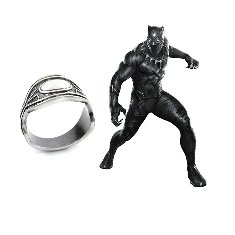 

High-end jewelry suppliers sell best-selling film and television cartoon rings alloy rings black panther rings