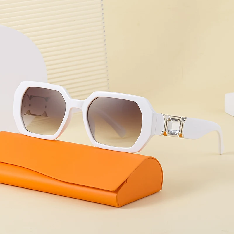 

Partagas Fashion Designer Shades Polygonal Personality Plastic Diamond Sunglasses for Women 2023