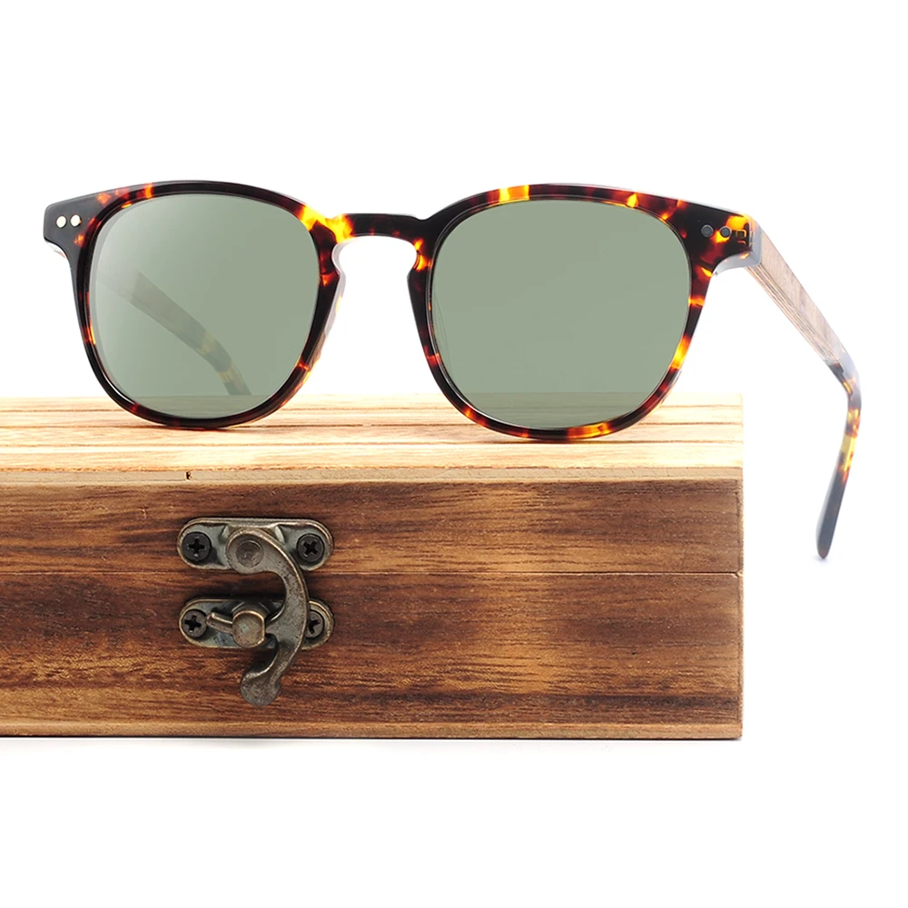 

Factory direct shipment wholesale acetate and wood sunglasses LS6030