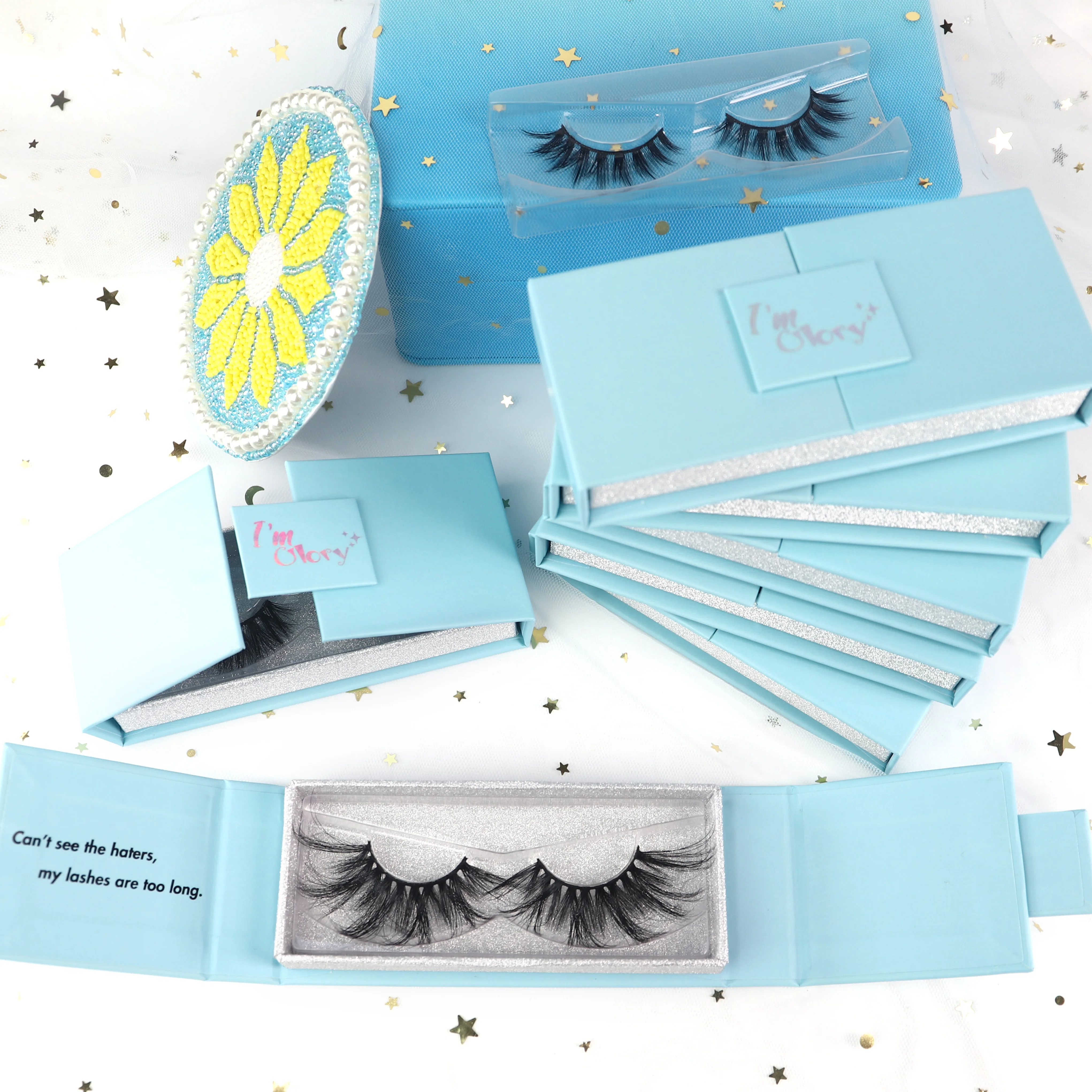 

2021 newest QD real mink vegan handmade cruelty free 3D mink eye lashes, Natural black