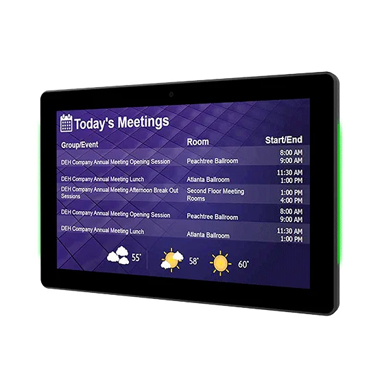 

wall mount meeting room booking Display 10.1 inch touch screen android panel pc POE android tablet