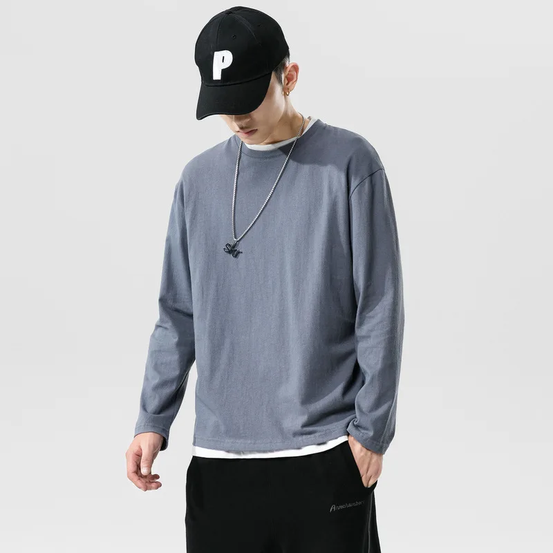 

Limited Silver Color England Style Style Light Blue Color Men's T-shirts