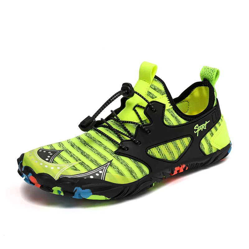 

2021 New Arrival Wholesale Breathable Mesh Beach water shoes Mountain Hiking Sport Road Trail Running Men Water Shoes, 3 colors