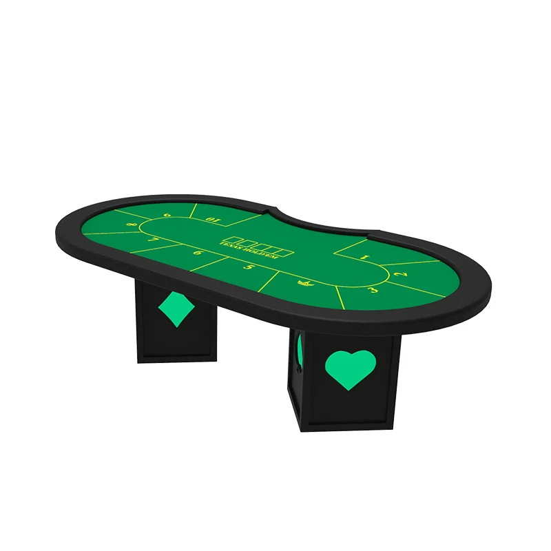 

High Quality Texas Holdem Table 96 inchs Game Casino Poker Table For Sale, Custom color