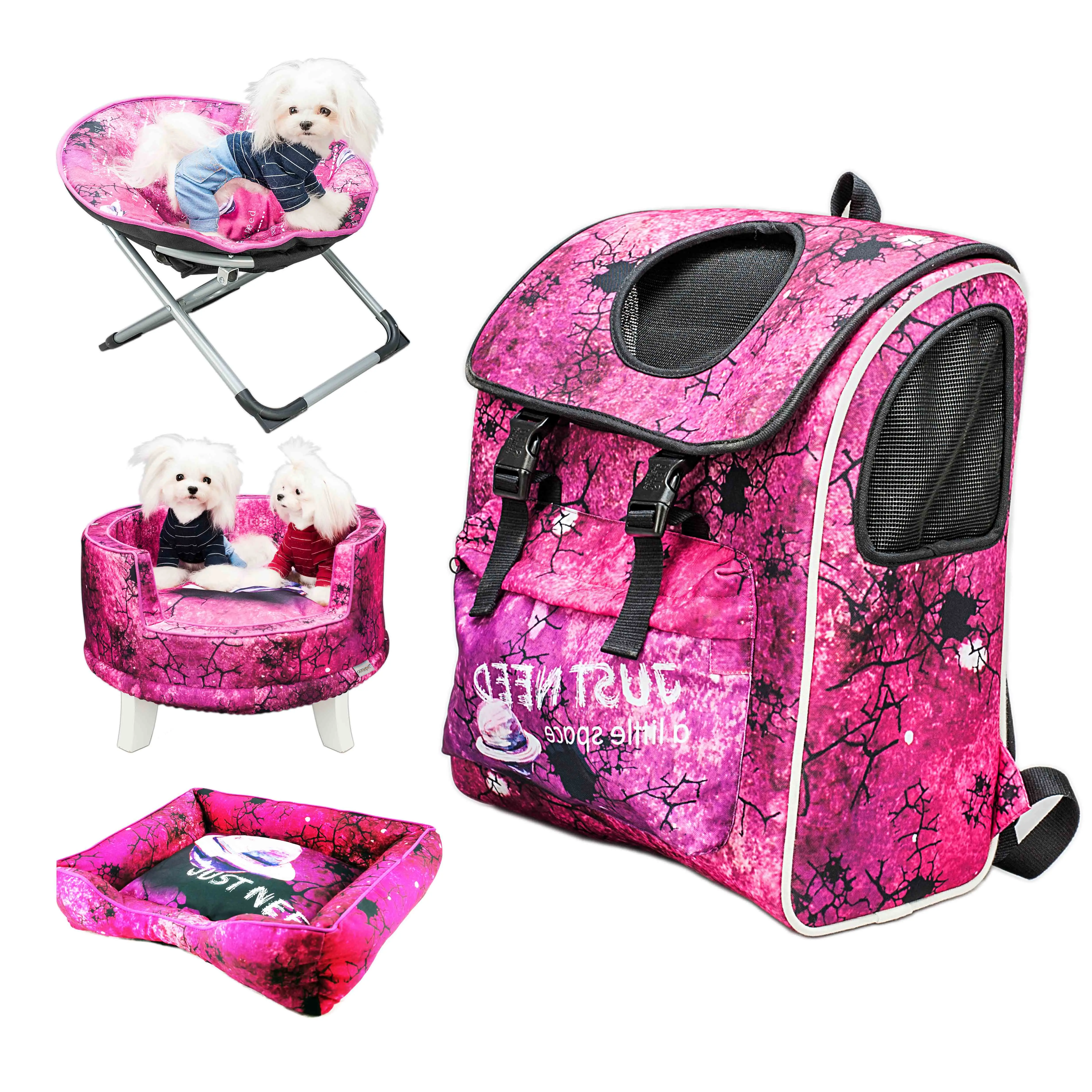 

comfortable pink Star series portable Lightweight pets dogs cats chairs bed house nest