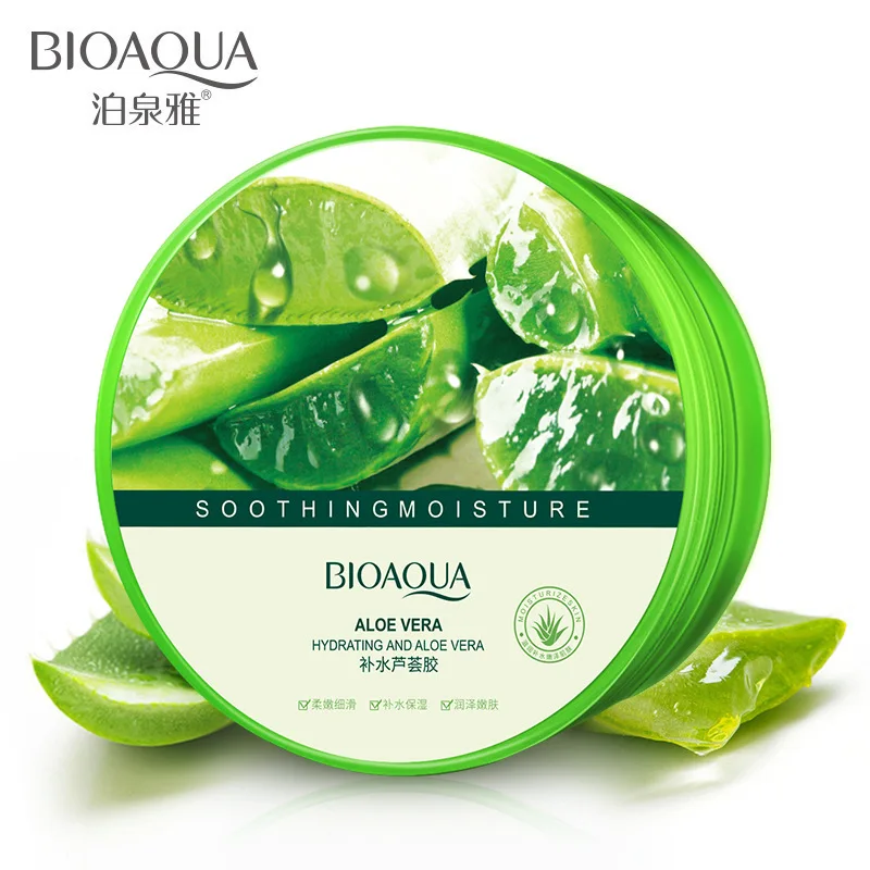 

wholesale price bioaqua nature aloe vera sooting moisture face skin care pure aloe vera gel