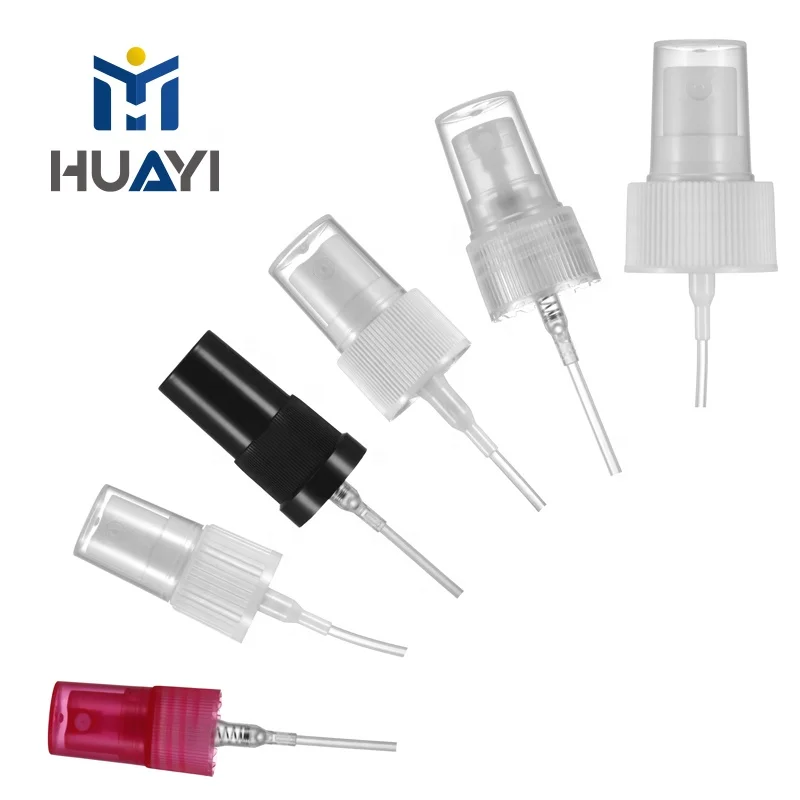 
HUAYI Sale 11mm 12mm 13mm 14mm 15mm 18mm 20mm 24mm 28mm Aluminum plastic perfume pump cosmetic fine mist sprayer 