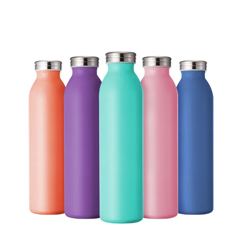 

Custom stainless steel sport drinking bottle single wall milk bottle