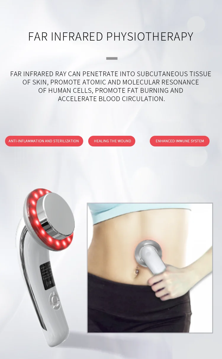 6 In1 Ultrasound Cavitation Ems Body Slimming Massager Weight Loss Lipo