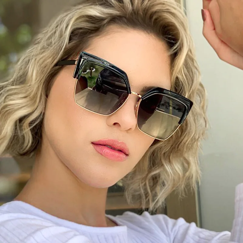 

FDA95256 Custom Shades Luxury Women Sunglasses New Design High Quality Sunglasses UV400