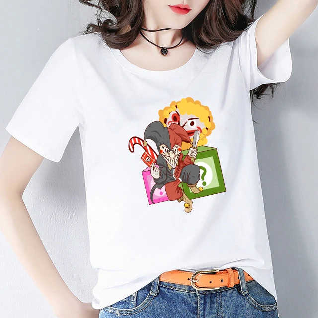 

100% Fine Cotton Harajuku T'Shirt Customize For Ladies Cartoon Flower Printed Casual Short Sleeve Tops T-shirt For Girls
