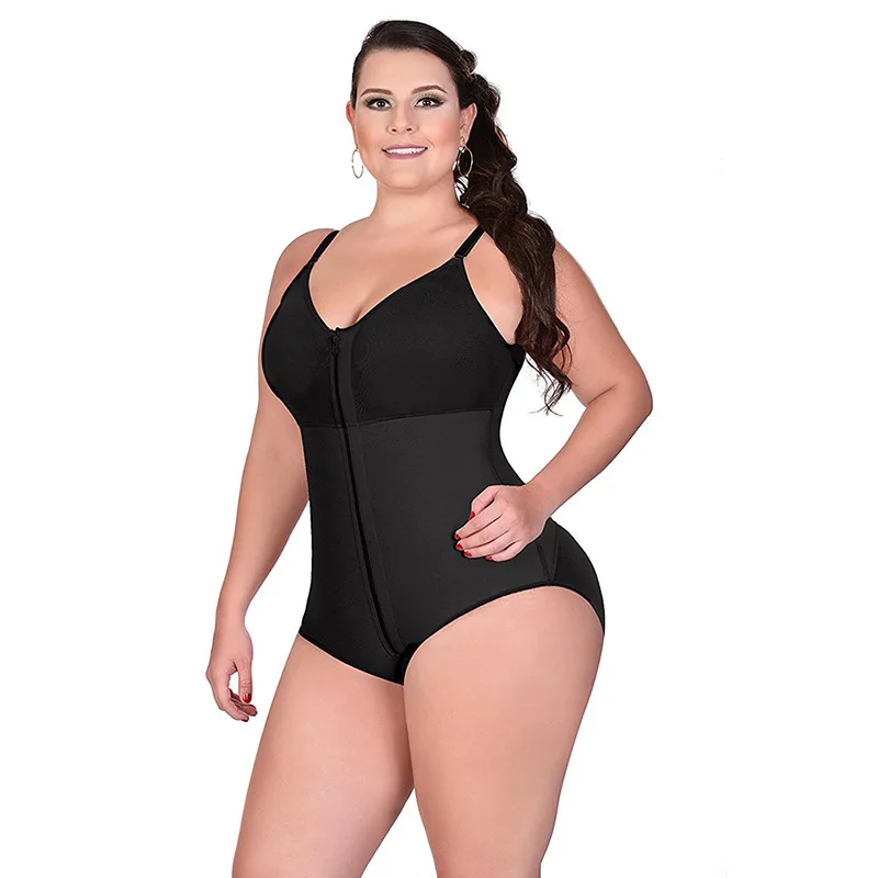 

2021 Hot-sale Waist-up Hip Tight-fitting Body-fitting Plus Size Corset Jumpsuit, Refer to photos or according to your requirements
