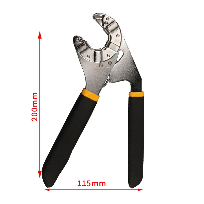 
Multifunctional Universal Spanner Adjustable Grip Wrench Ultra-large Opening Single-handed Movable Spanner Opening Spanner 