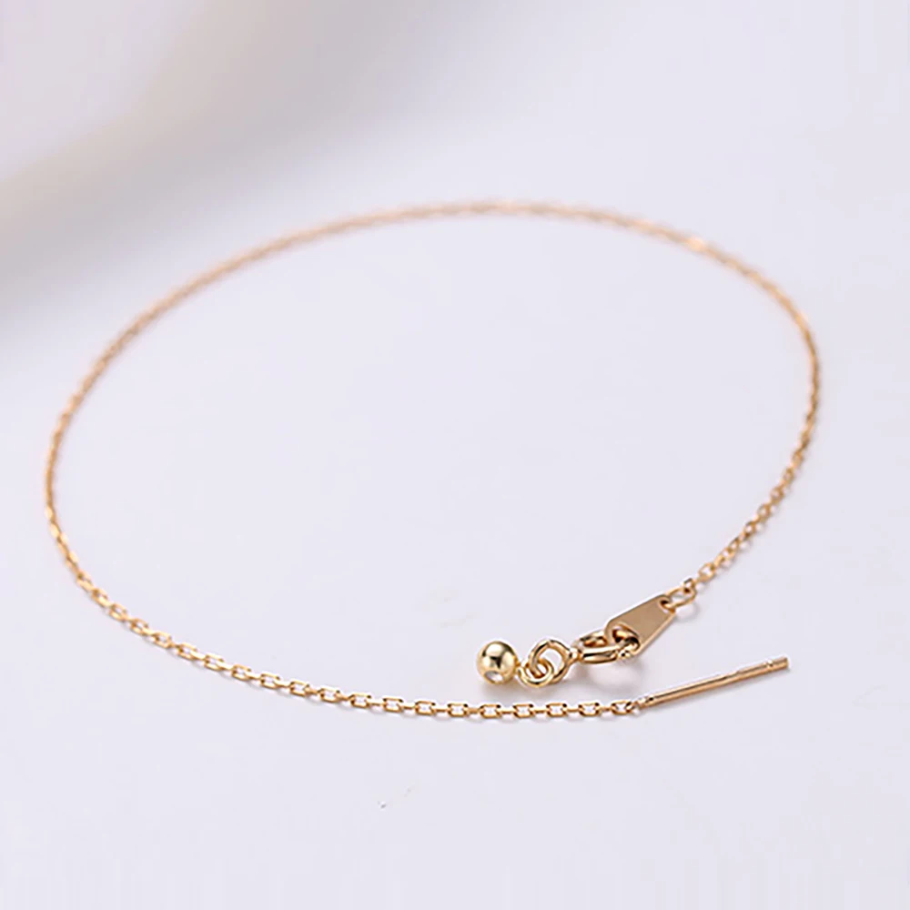 

Fashion Women 316L Stainless Steel Anklet Chain Anklet For Girls Summer Beach Anklets, Silver / gold / rose gold