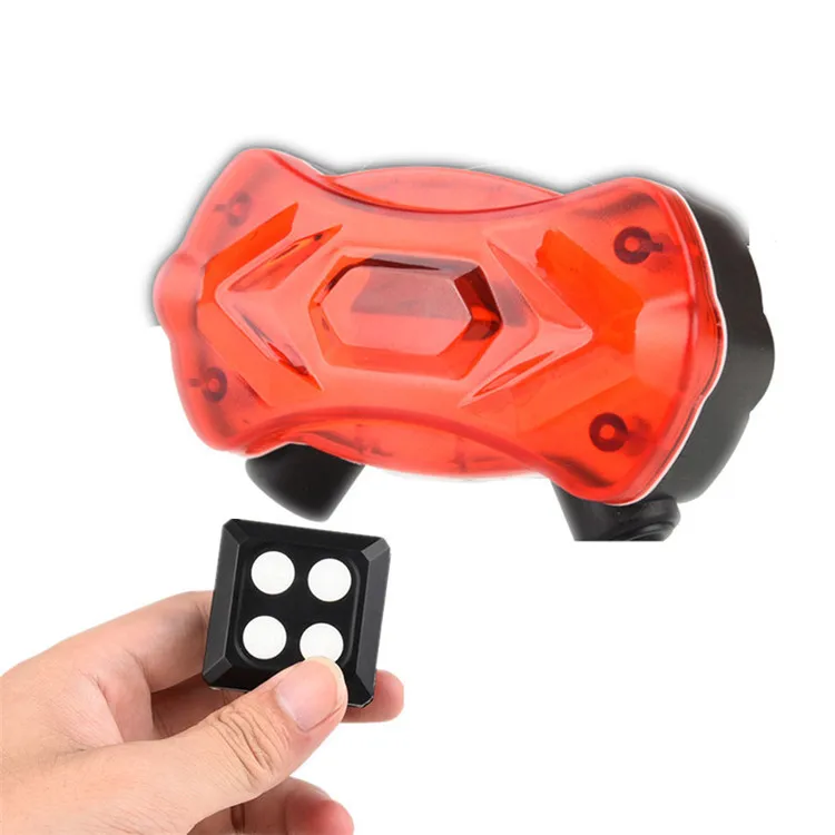 

Good quality wireless remote control dimming steering bicycle tail light USB charging bike warning light