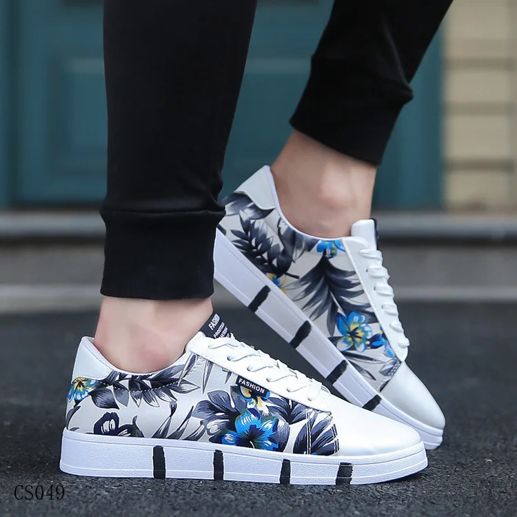 

Men Sneakers Shoes 2021 New Fashion Comfortable Lace-Up Men Casual Shoes In Canvas