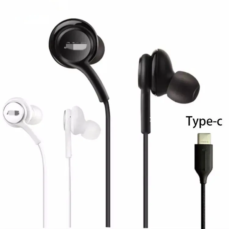 

Wholesale high quality EO-IG955 USB C Headphone For AKG Type C Earphones With Mic Wired Headset For Samsung Note10 s20 Headsets