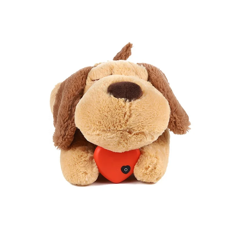 

Sohpety Christmas Large Smart Pug Squeaky Heart Shaped Dog Plush Toy Birthday Activity Pet Heartbeat Parody Dog Plush Squeak Toy, Picture