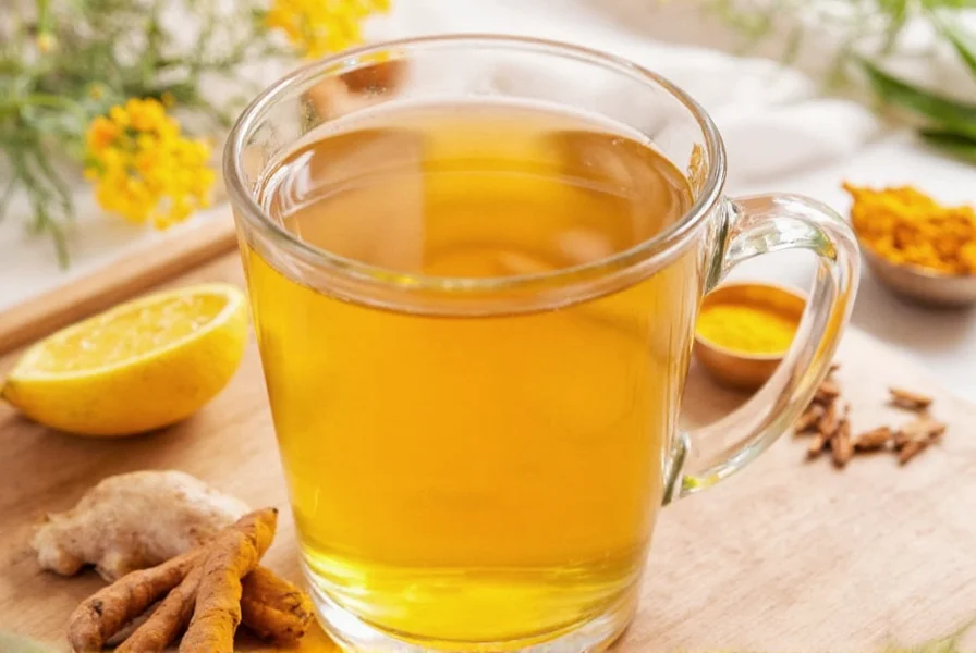 Turmeric ginger tea preparation steps