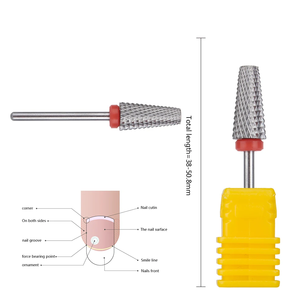 

Professional 2 Way 5 in 1 Cross Cut Bit Nail Carbide Bit Drill Bits For Nail