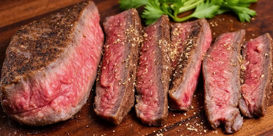 Diagram showing how seasoning penetrates meat
