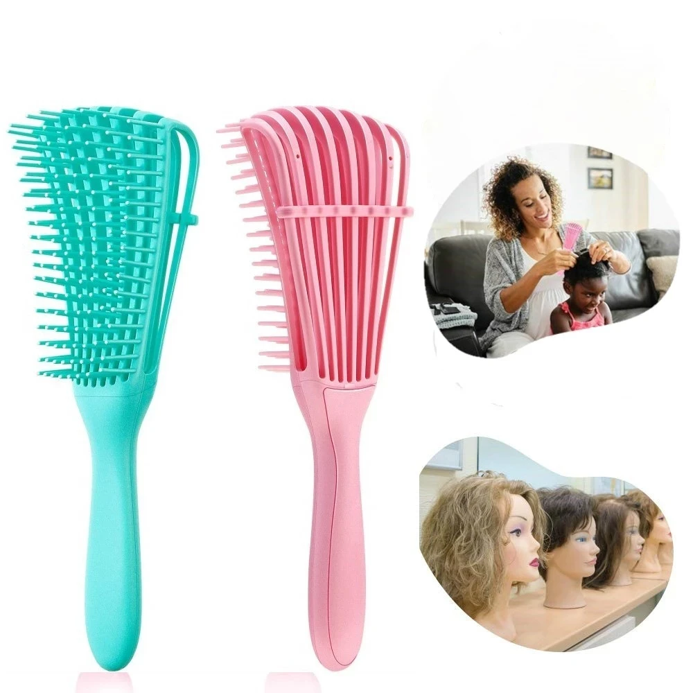 

Detangling Hair Brush Scalp Massage Hair Comb Detangling Brush for Curly Hair Brush Detangler Hairbrush Women Men Salon, Customized color
