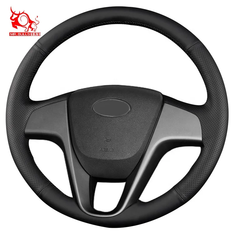 

car accessories leather product car steering wheel covers, Customized color