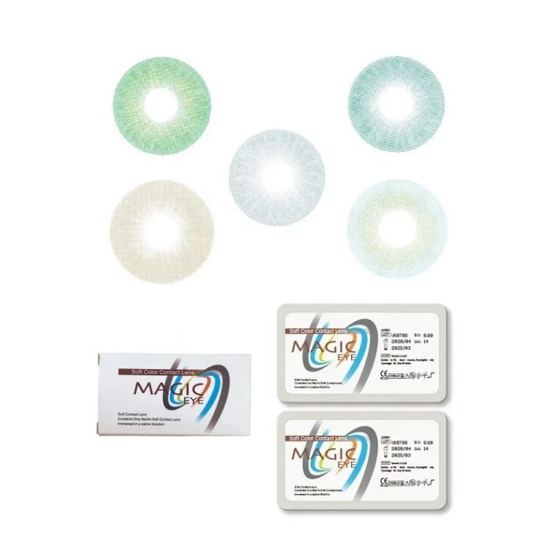 

Soft contact lens hot selling cheap from China new vision blue big coloured contact lens