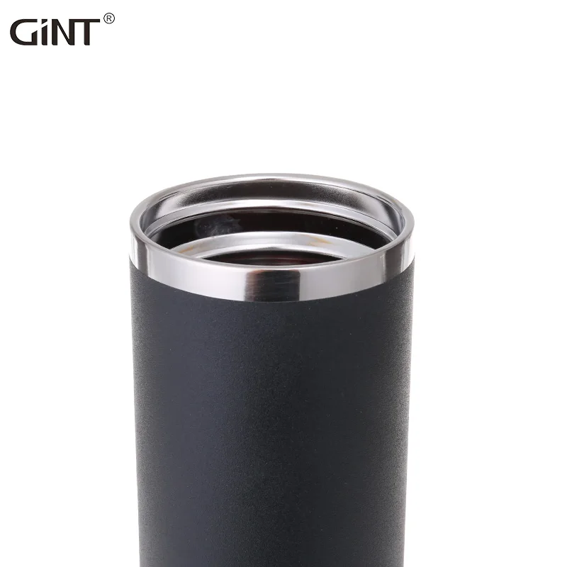 

gint 316 food grade stainless steel tumbler camping travel vacuum mug insulated water bottle with handle, Blue, red, black, white