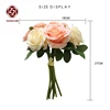 Discount in September China Supplier Home Decoration Colorful Handmade Flexible Artificial Wedding Flower Bouquet