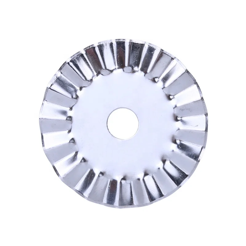 

45mm Rotary Blades Leather Cutting Tools Wave Shape Rotary Cutter Blades