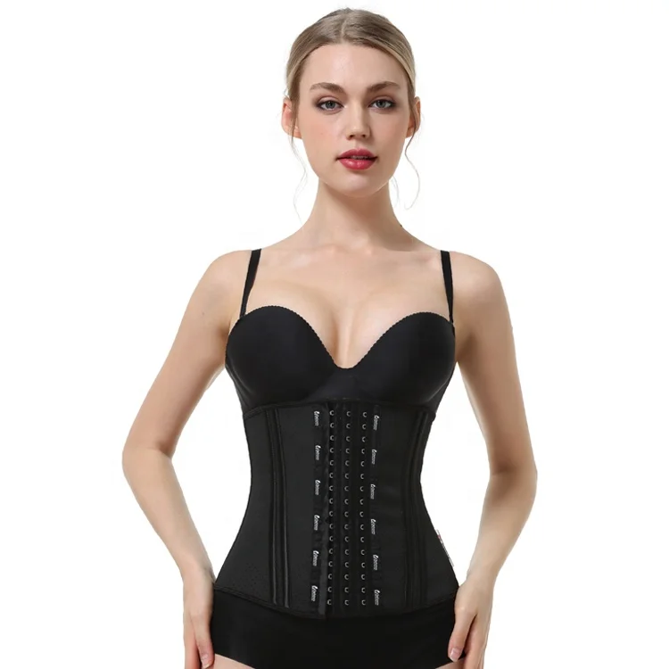 

Shaping garment X-shape patent fitness waistband abdominal belt tight waistband sports shaping latex corset, Black