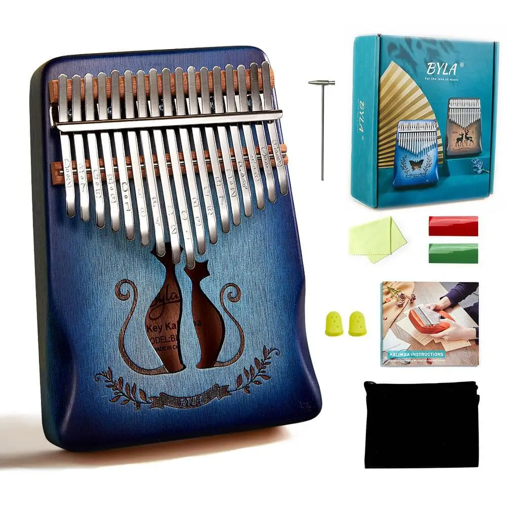 

solid mahogany banjo musical instruments chrider kalimba for sale